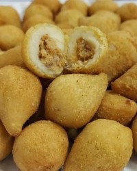 Detalhes do produto Coxinha de Pernil Barbecue (21g)