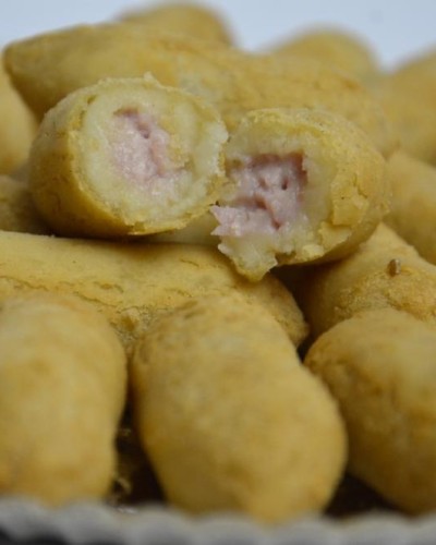 Detalhes do produto Bolinho de Presunto e Queijo (21g)